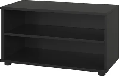 Produktbild von Wohnzimmerschrank Vicco Berno Schwarz 70.8 x 38.9 cm mit 2 Fächern, Model 55468