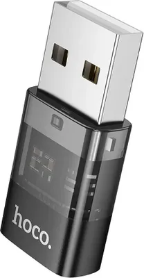 Immagine prodotto di Adattatore da USB A a USB C Hoco UA36C nero trasparente