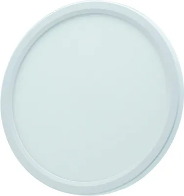 Image de Plafonnier LED rond DENVER blanc 18 W, nuances de blanc, 1 800 lm, métal, dimensions : 3 x 23 x 23 cm, IP20, IdeaLED