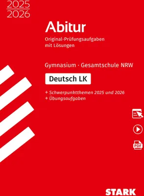Produktbild von STARK Abiturprüfung NRW 2025/26 - Deutsch LK