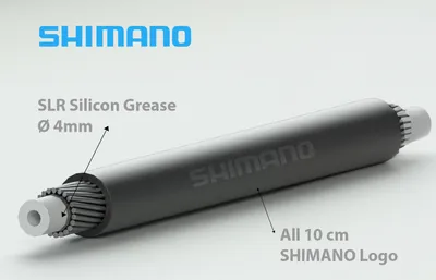 Produktbild von 1 Meter SHIMANO Bowdenzug Schaltzug Hülle Außenzug 4mm Teflon cable