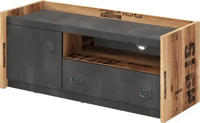 Produktbild von Furniture24 Tv Schrank Fargo FG10 Lowboard Unterschrank mit Schublade und Tür