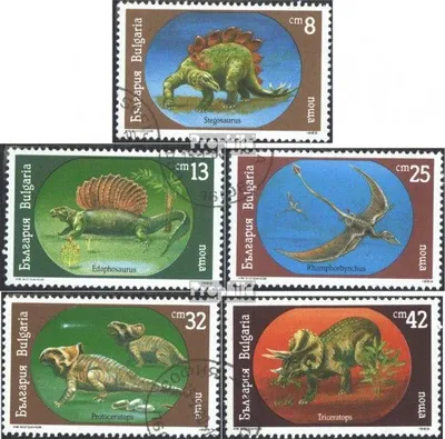 Produktbild von Briefmarken Bulgarien 1990 Mi 3840-3845 (kompl.Ausg.) gestempelt Prähistorische Tiere