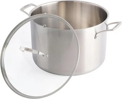 Produktbild von Edelstahl Suppentopf mit Deckel, 12-Quart