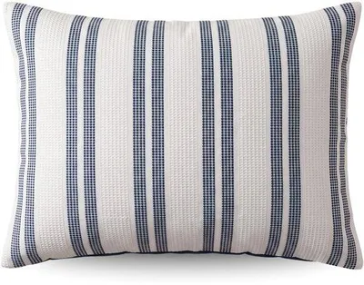 Imagen del producto de Juego de 2 fundas de cojín Unyqoos® Zelesta Special Hampton, de microfibra super suave, color azul, 60x70 cm, con cremallera interior