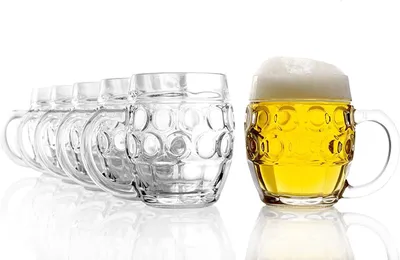 Produktbild von Stölzle Oberglas Tübinger Bierkrug 0,4 l 6er Set