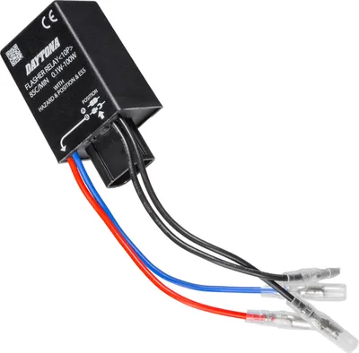Produktbild von Blinkrelais 12V kompatibel mit Honda 10-polig lastunabhängig 1-100W direkt Plug-In mit Warnblinker / Positionslicht + Notstoppsignal ESS