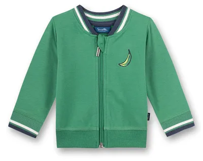 Produktbild von Sanetta Kidswear Jungen-Sweatjacke grün Banane 62
