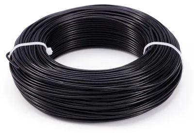Productafbeelding van Solidchoice - 180 Feet Aluminium Craft Wire 12 Gauge Zwart