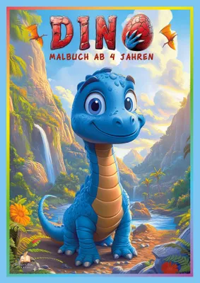 Produktbild von Dino Malbuch ab 4 Jahren