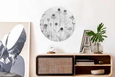 Produktbild von MuchoWow® - Wand Kreis - Wandbild - Schlafzimmer - Aluminium Bild - Kinderzimmer - Wohnzimmer Dekoration - Wandschmuck