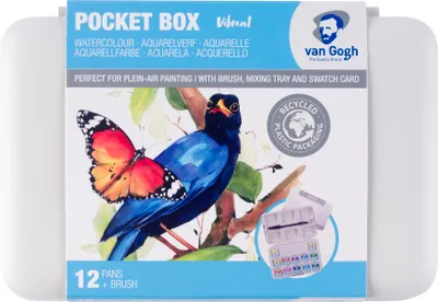 Immagine prodotto di van Gogh Pocket Box Vibrant Colours Wasserfarbkasten 12 Farben