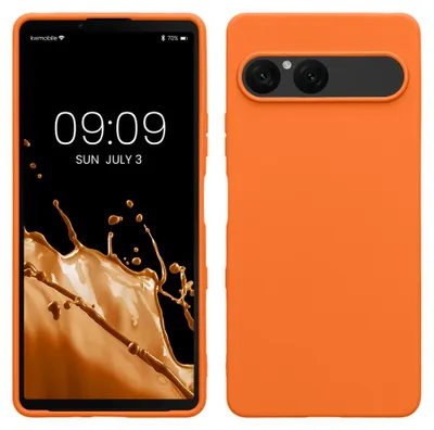 Zdjęcie produktu dla Etui kwmobile do telefonu Sony Xperia 10 VII / Xperia 10 VIII, wykonane z TPU - obudowa telefonu, która obsługuje ładowanie bezprzewodowe, elastyczne etui ochronne, gumowane pokrowiec