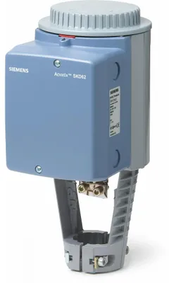 Produktbild von Siemens Ventilantrieb, Notstellfunktion, 230V, 3-Punkt, 1000N Stellkraft, blau-grau, 1 Stk.