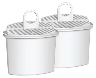Produktbild von AllSpares Wasserfilter (2x) für Kaffeemaschinen geeignet für Braun PureAqua BRSC006 / KWF2
