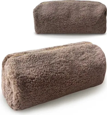 Produktbild von Teddy Kosmetiktasche - Plüsch Schminktasche ideal als Organizer