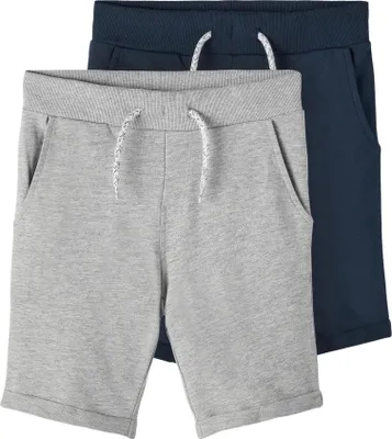 Produktbild von Name It Vermo Long Sweat Short Jungen (2er-Pack)