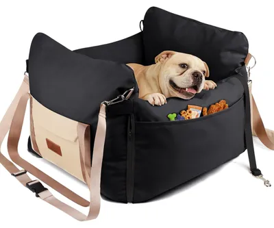 Immagine prodotto di Seggiolino per cani per auto - Nero - Per auto e sedile posteriore