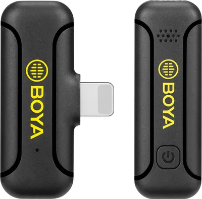 Produktbild von BOYA BY-WM3T2-D1 One-Trigger-One Mini 2.4G Drahtloses Mikrofonsystem Ansteckmikrofone am Revers 50 m uebertragungsreichweite Eingebauter Batterieersatz fuer iPhone 13/12/11/10 iPad Vlog Live-Streaming-Interview