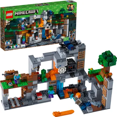 Produktbild von LEGO® Minecraft™ Abenteuer in den Felsen 21147