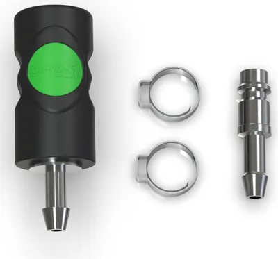Produktbild von AUPROTEC Druckluft Schnellkupplung Set mit 10mm Prevost Sicherheitskupplung + Stecknippel + Schellen