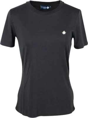 Produktbild von Bavarian Caps Damen T-Shirt Edelweiß Sommerfrische , Schwarz, L