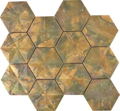 Produktbild von Metallmosaik Kupfer XK 3DH 26 26,5x30,5 cm