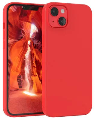 Produktbild von EAZY CASE - TPU Hülle für Apple iPhone 14 Plus, TPU Case stoßfeste Handyhülle, weiches Cover mit Kameraschutz, Silikonhülle in Rot