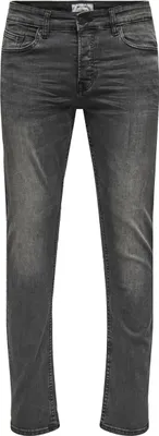 Produktbild von Only & Sons Jeans Slim Loom Black Washed lange Hose