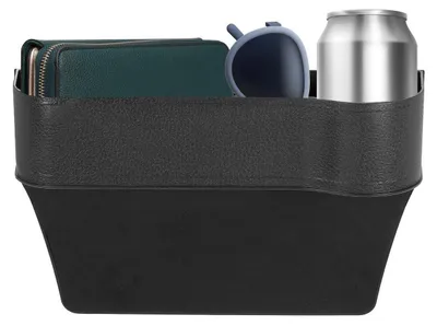 Produktbild von Auto Sitzlückenfüller Organizer ABS Schwarz 26 x 16,4 x 6,1 cm (Links)