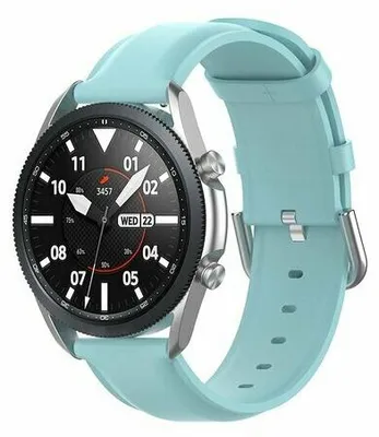 Produktbild von By Qubix passend für Garmin Venu 2 & 3 - Classic Lederarmband - Blau