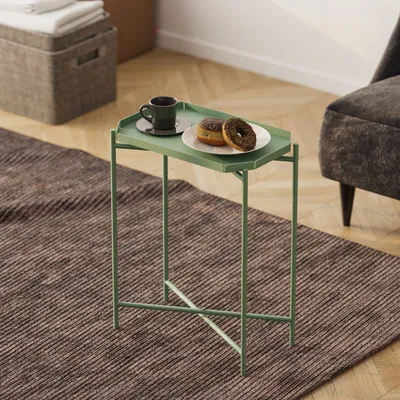 Immagine prodotto di Skye Decor, Shb-009-D, tavolino, 100 % METALLO, verde, 26 x 40 x 56 cm