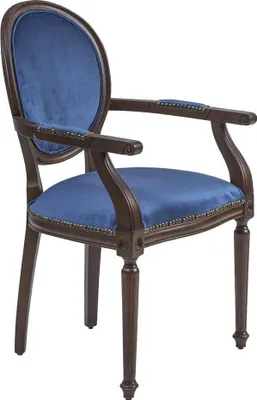 Produktbild von Klassisch Stil Esszimmer Stuhl Polstersitz Stuhl mit Armlehnen Einrichtung