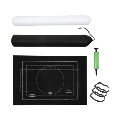 Produktbild von HI Puzzle-Matte 120x80 cm Filz Schwarz
