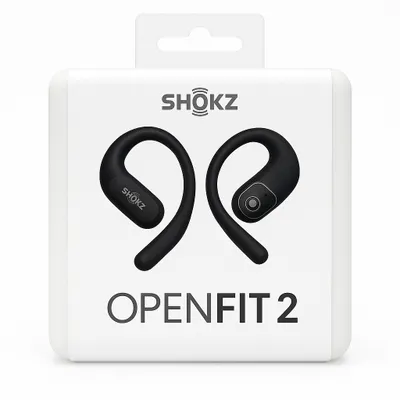 Produktbild von SHOKZ OpenFit 2 Kopfhörer Kabellos Ohrbügel Anrufe/Musik/Sport/Alltag Schwarz