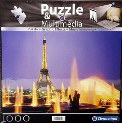 Produktbild von Clementoni 99359 - Multimedia Puzzle 1000 Teile,Paris
