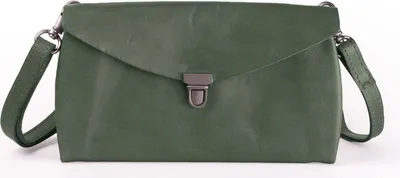 Image de HAROLD'S Cuir sac à épaule bandoulière pochette Fold Handbag Clutch Green vert sapin