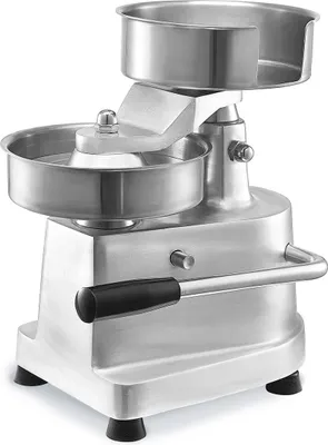 Produktbild von Gewerbliche Burger-Patty-Maschine, 150 mm/6 Zoll Hamburger-Rindfleisch-Patty-Maschine, robuste Burger-Presse aus lebensmittelechtem Edelstahl, Küchenmaschine zum Formen von Fleisch mit 1000 Stück Patty-Papier
