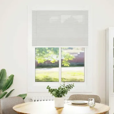 Obrázok produktu pre vidaXL Plisovaná roleta svetlosivá 95x150 cm šírka látky 94,4 cm polyester