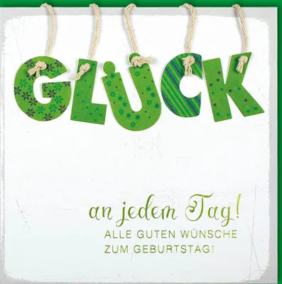Produktbild von Geburtstag - CraftArt – Karte mit Umschlag 1