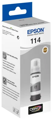 Produktbild von Epson 114 EcoTank Grey ink bottle, Original, Grau, Epson, EcoTank ET-8550 EcoTank ET-8500, Standardertrag, 70 ml