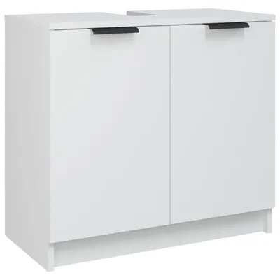 Obrázek produktu pro Koupelnová skříňka bílá 64,5 x 33,5 x 59 cm kompozitní dřevo