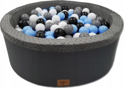 A ball pit filled with colorful balls.