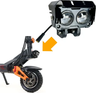 Zdjęcie produktu dla Przednie Lampy LED do Kugoo KuKirin G3 PRO
