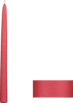 Zdjęcie produktu dla Świeca stożkowa PEGAS STRUKTUR 29 cm czerwona