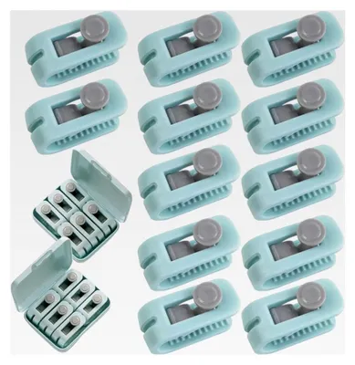 Produktbild von Bettbezug Halter Clips, 12 Stück Bettdecken Clips mit hoher Elastizität zur Befestigung der Bettdecke