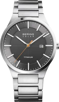 Produktbild von Bering Herren Uhr Armbanduhr Solar Titanium - 15239-779 Edelstahl