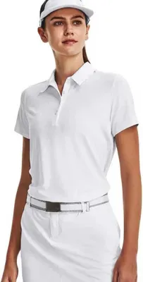 Produktbild von Under Armour Golf Playoff Kurzarm-poloshirt Für Damen Weiß XL Frau Weiß XL