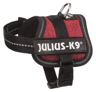 Produktbild von K9 Powergeschirr, Größe: 3XS/Baby 1, Burgundy Sackstoff