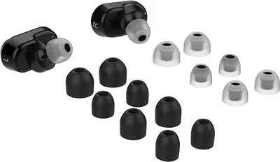 Produktbild von 14tlg Silikon Ohrstöpsel Für Sony WF-1000XM3 WF-1000XM4 Kopfhoerer Headphone Schwarz